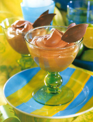Chocolade-rum-mousse