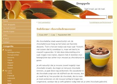 Chocolademousse-recept op www.druppels.nl