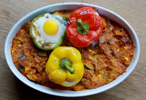gevulde paprika