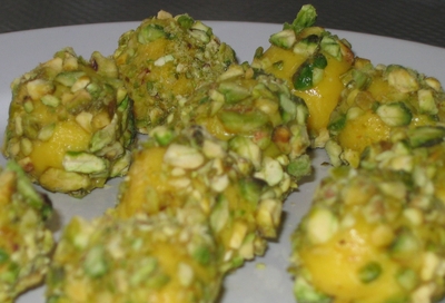 Truffels met kardemom en saffraan