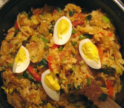 Nasi Goreng in de pan
