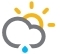 weer-icoontje wolk zon regen
